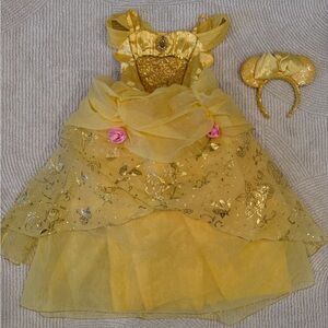 Disney Belle Princess Costume with Headband
